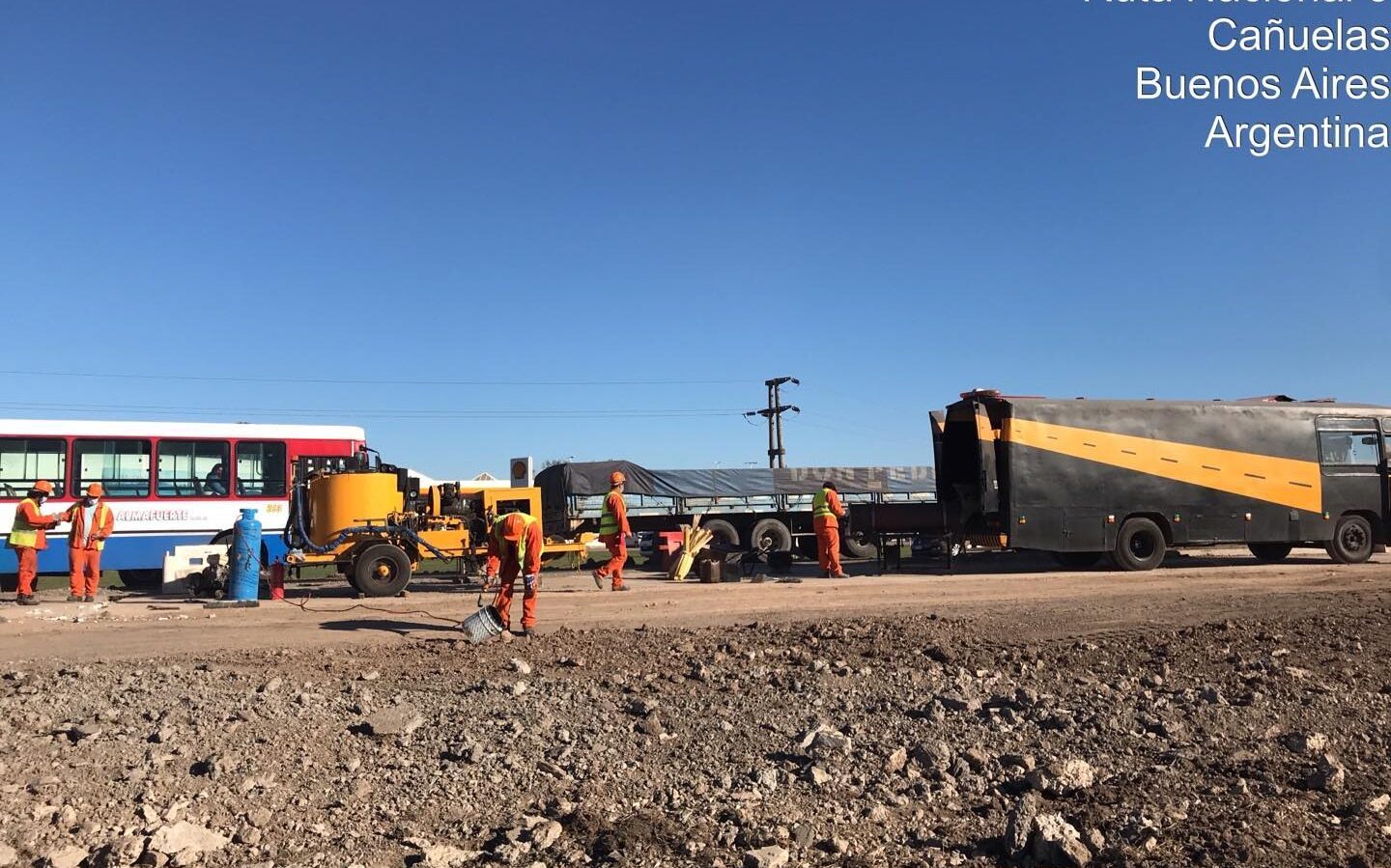 Junta de dilatación tipo Thormack en Ruta Nacional N°3 — Martli Construcciones SRL